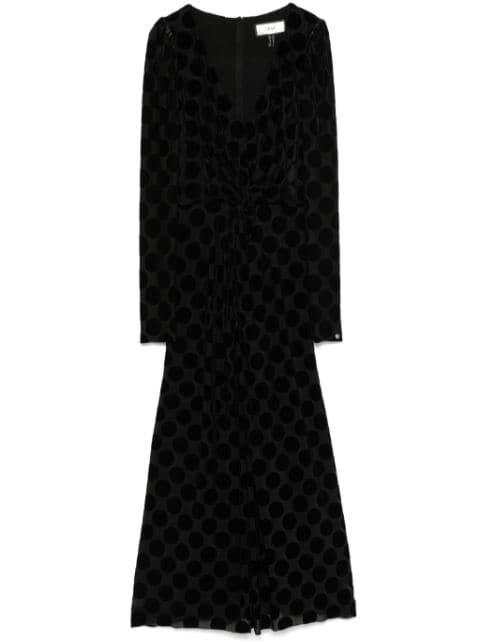 polka-dot midi dress by NISSA