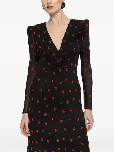 printed midi dress by NISSA