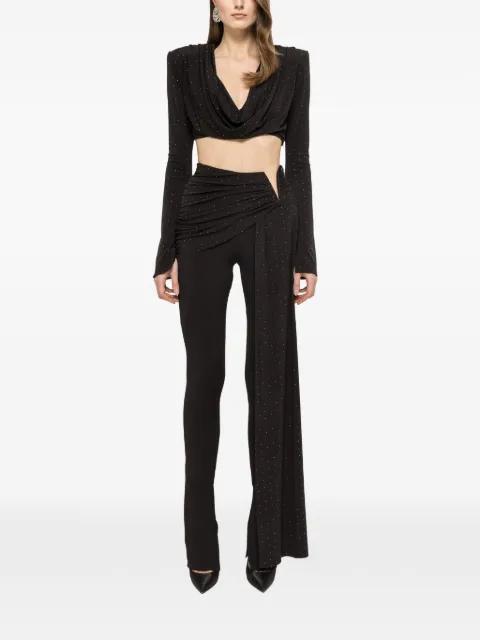 rhinestone-embellished trousers by NISSA