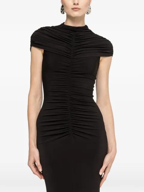 ruched midi dress by NISSA