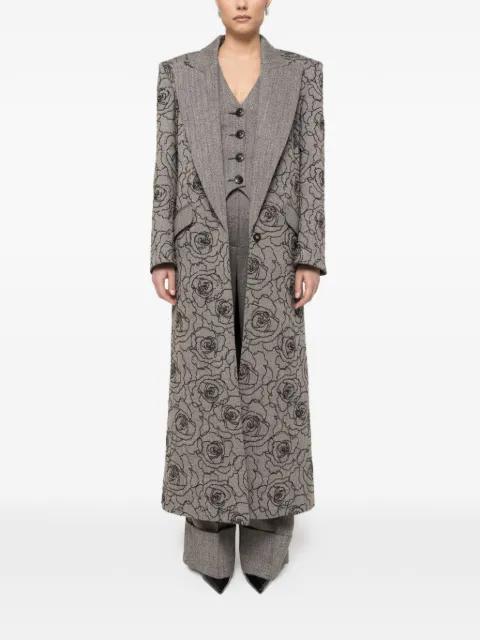 sequin-embellished coat by NISSA