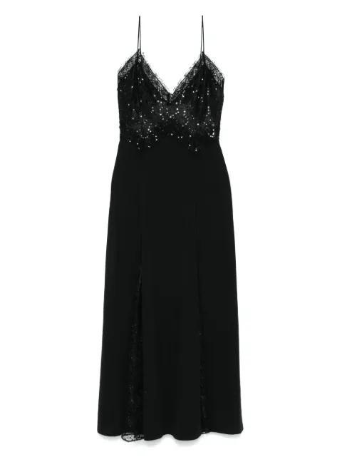 sequin-embellished midi dress by NISSA