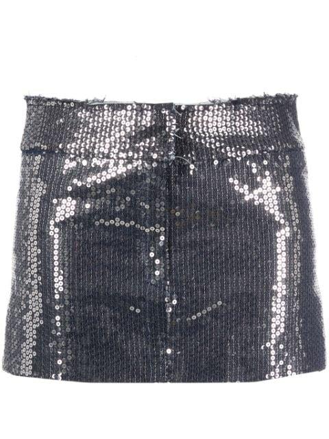 sequin-embellished miniskirt by NISSA