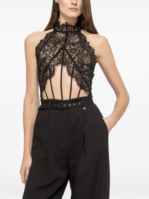 sequin lace bodysuit by NISSA