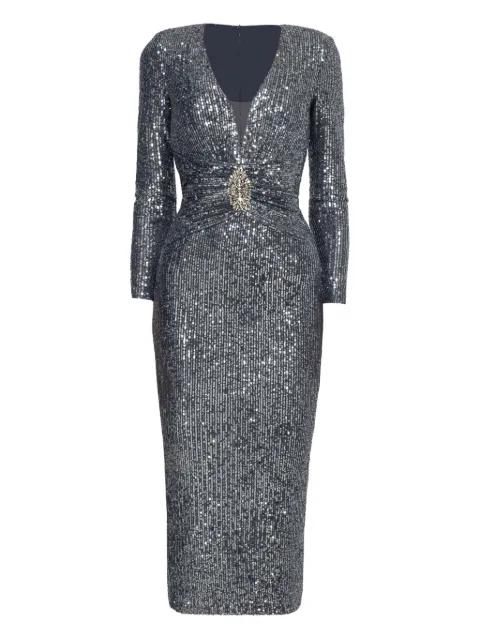 sequined midi dress by NISSA