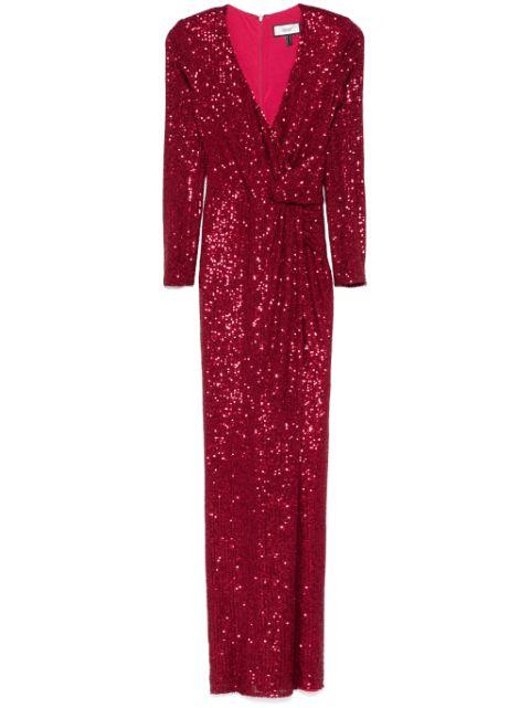 sequinned gown by NISSA