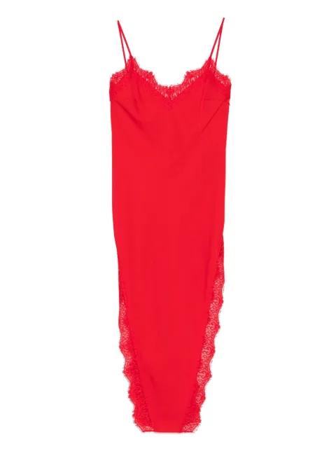 side-slits slip dress by NISSA