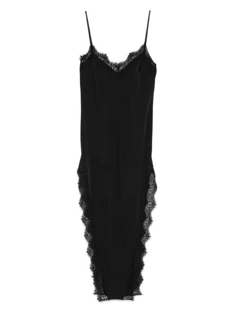 side-slits slip dress by NISSA