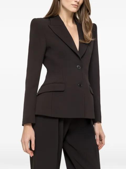 single-breasted crepe blazer by NISSA