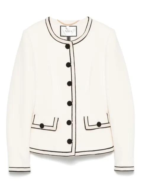 single-breasted suit jacket by NISSA