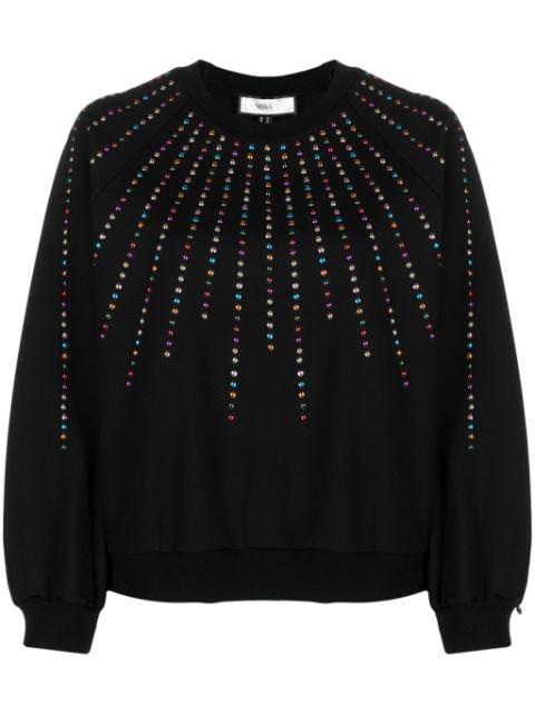 stud-embellished jumper by NISSA