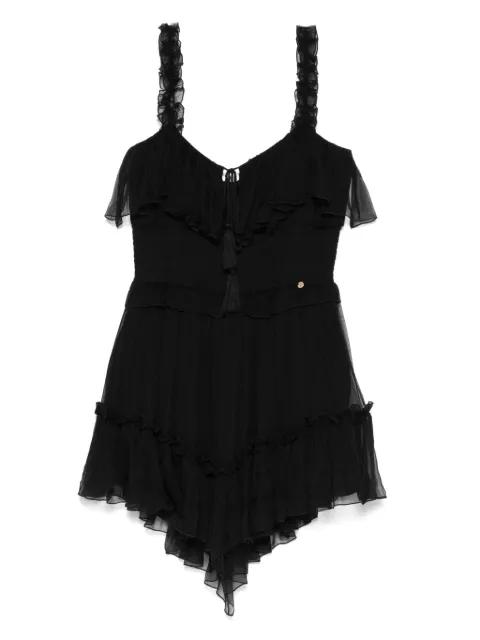 tassel-detail mini dress by NISSA