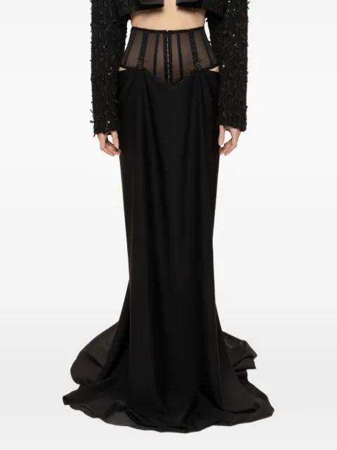 tulle waist maxi skirt by NISSA