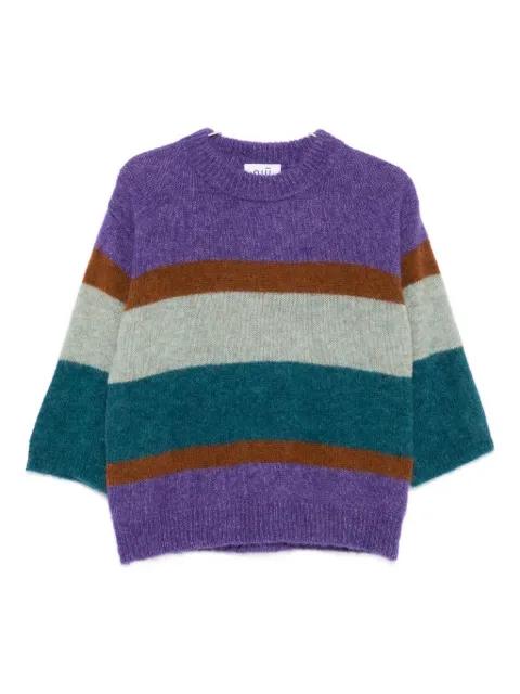 Ume striped crew-neck sweater by NIU