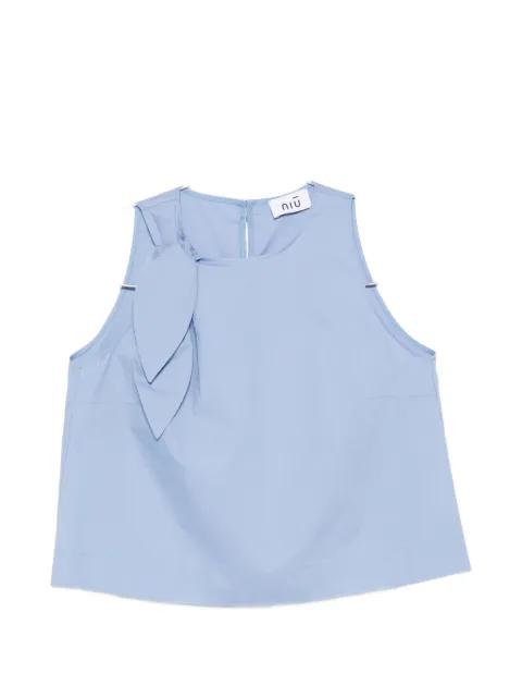 bow-detail blouse by NIU