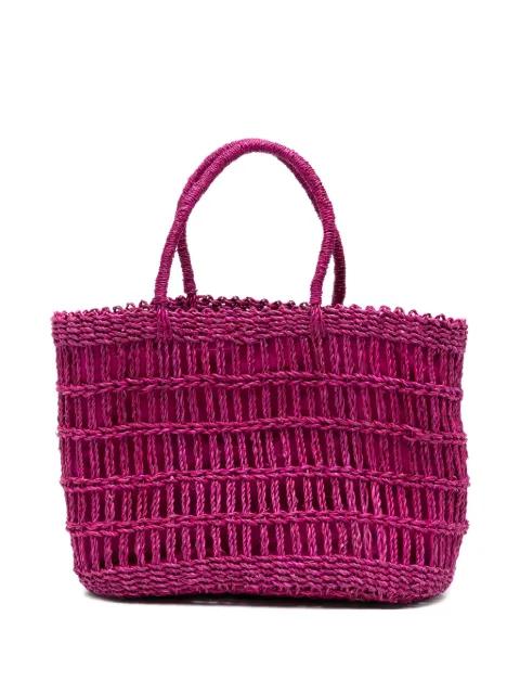 medium woven design tote bag by NIU