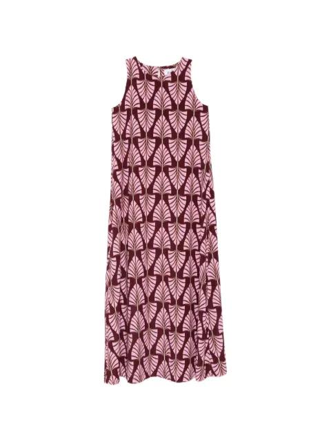 patterned sleeveless maxi dress by NIU