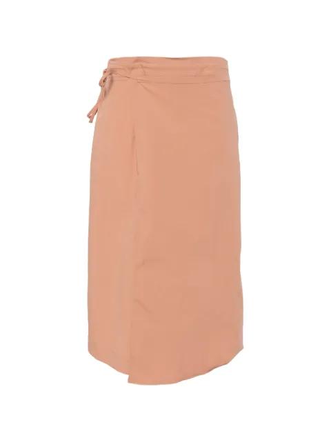 wrap midi skirt by NIU