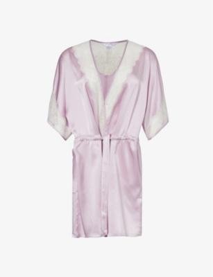 Agatha short-sleeved silk robe by NK IMODE