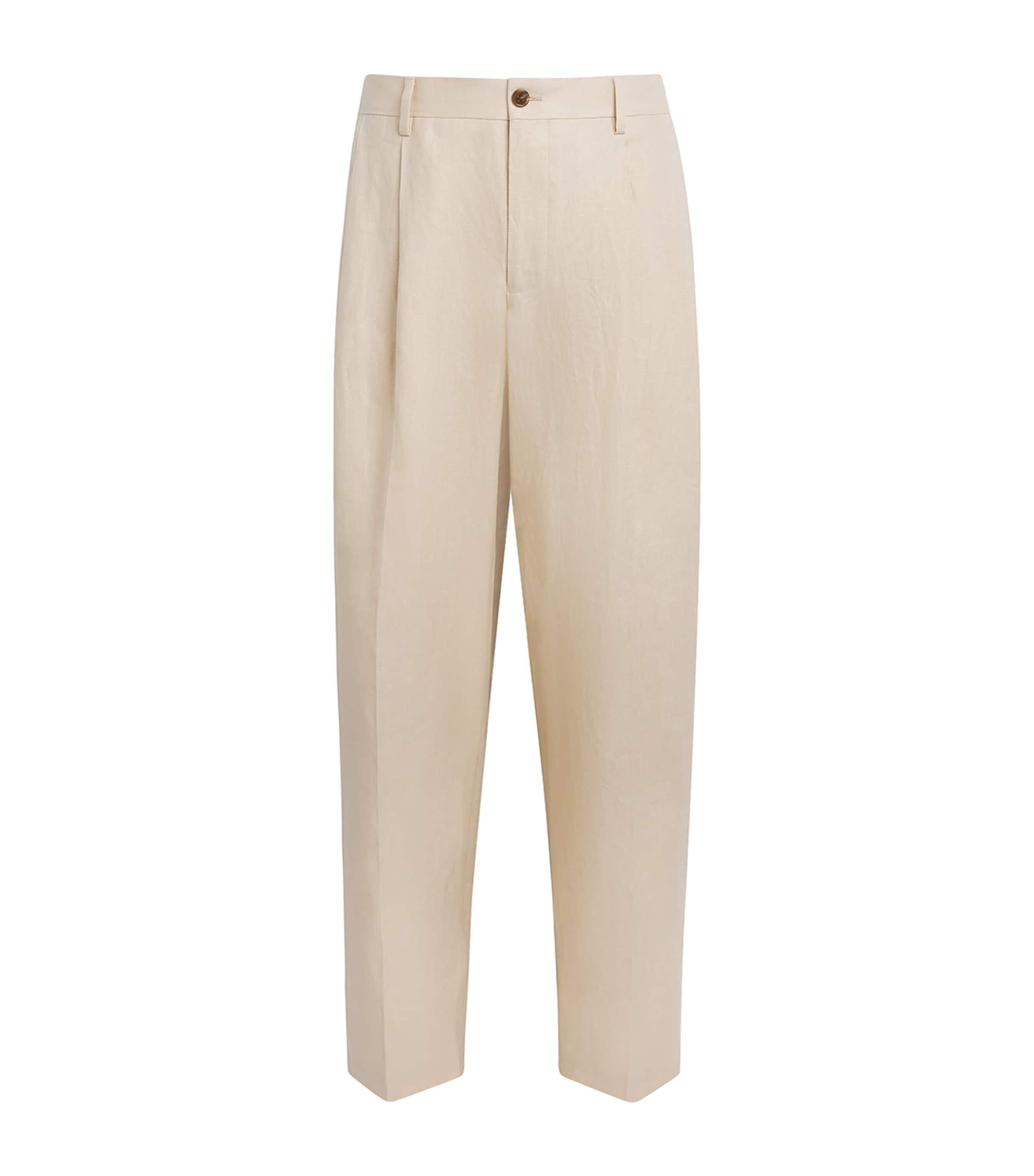 NN.07 Linen Justin Wide-Leg Trousers by NN.07