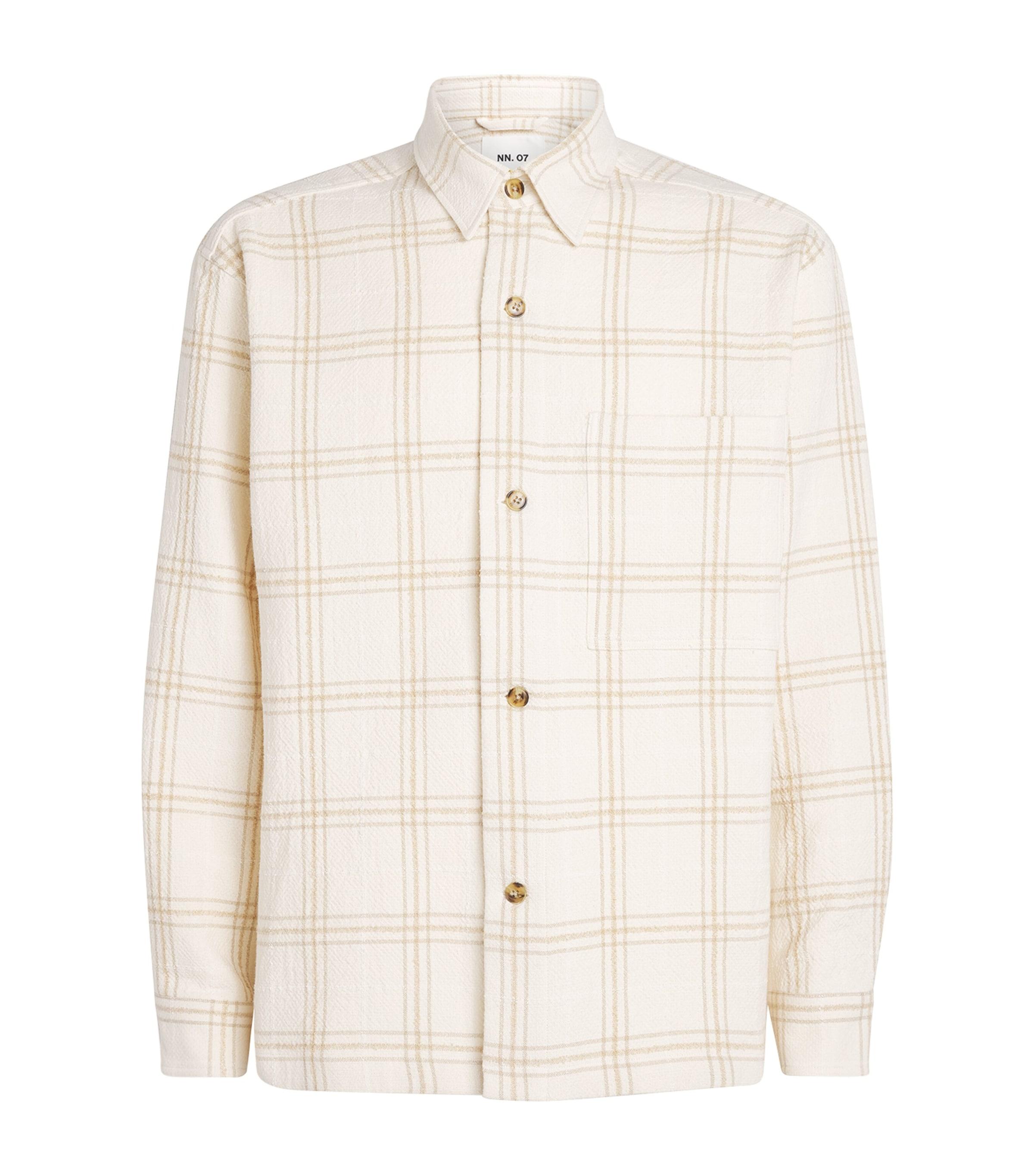 NN07 Cotton-Blend Check Overshirt by NN.07