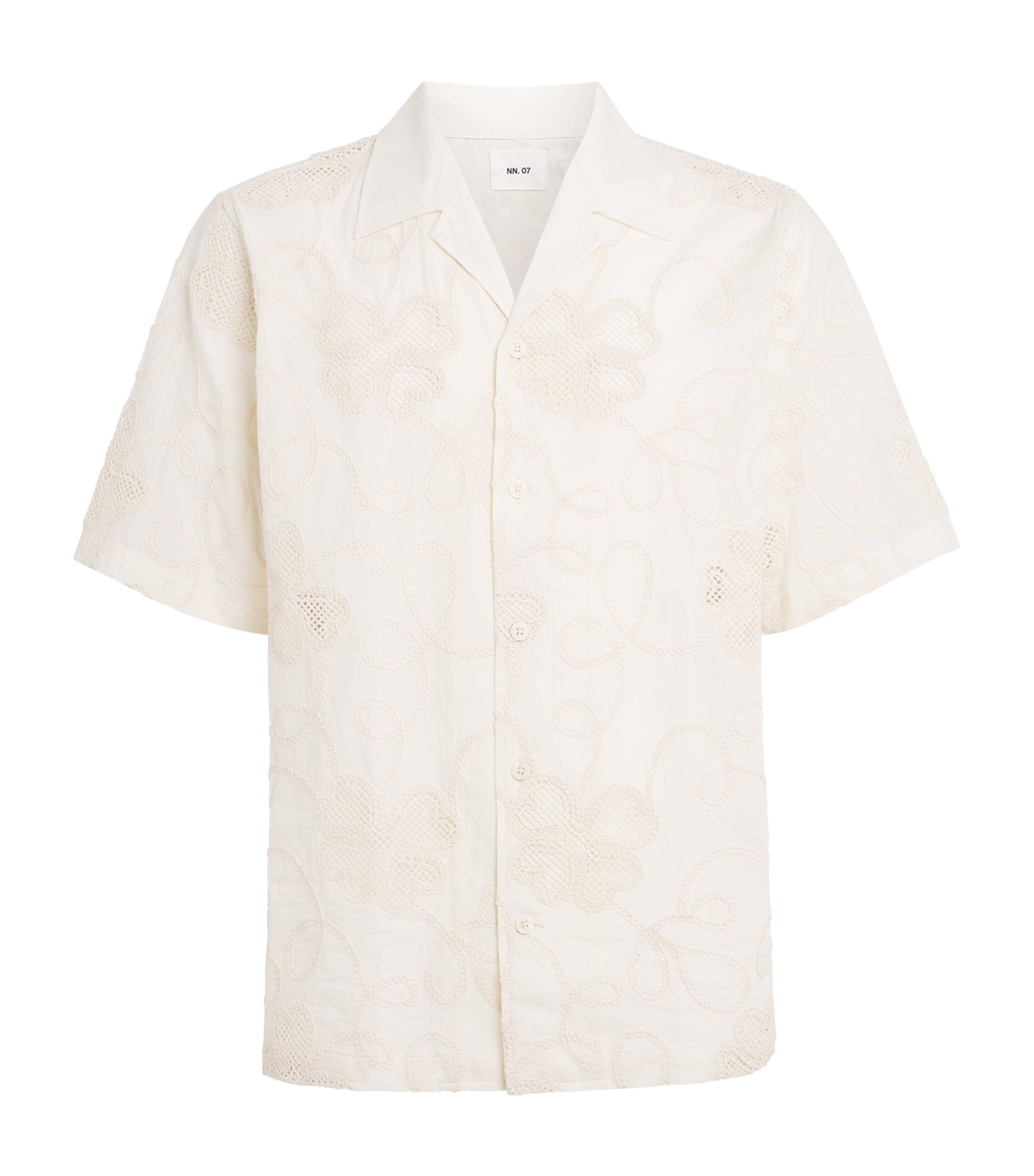 NN07 Organic Cotton Embroidered Ben Shirt by NN.07