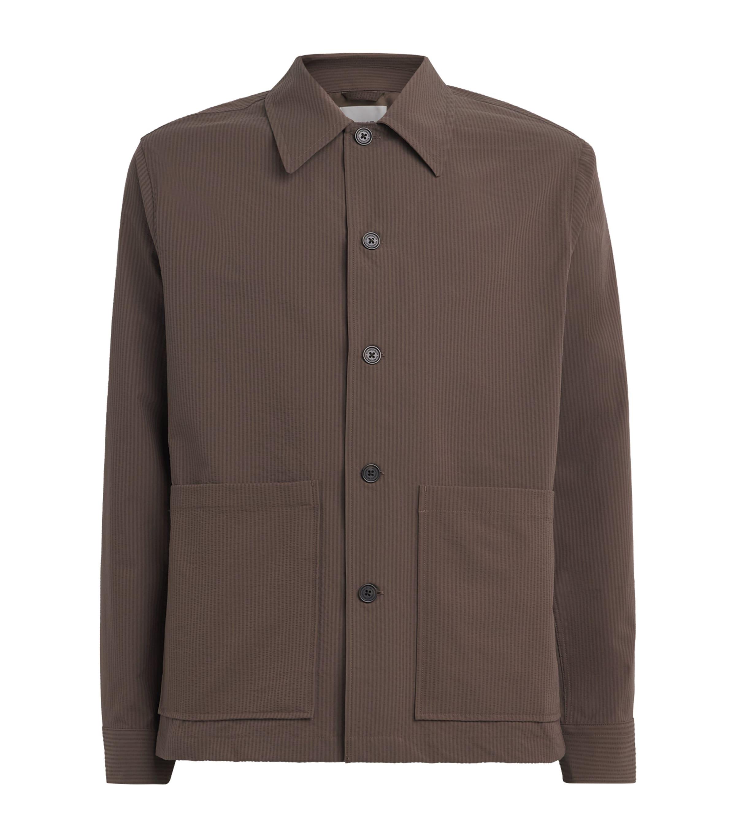 NN07 Seersucker Blaze Overshirt by NN.07