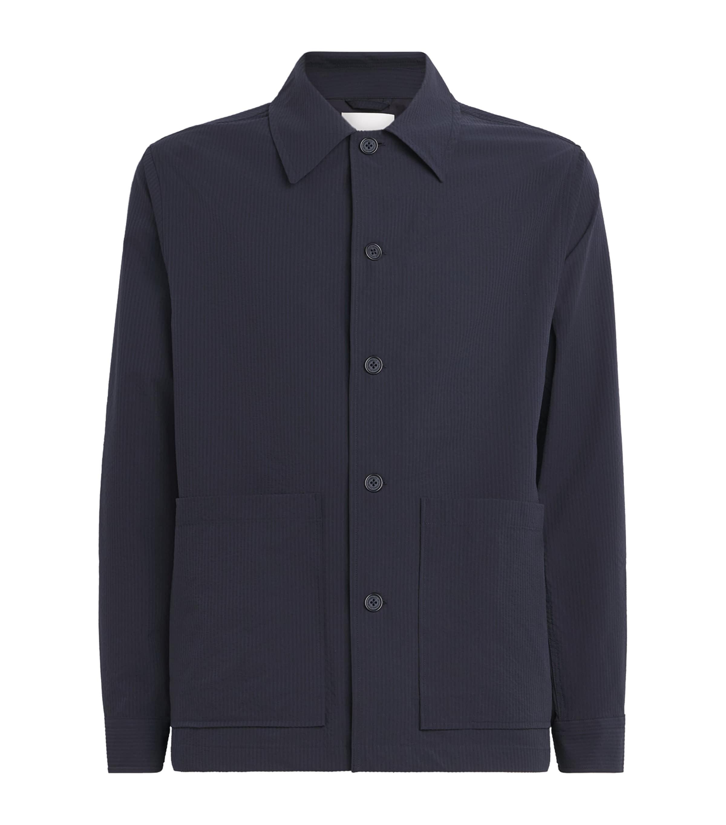 NN07 Seersucker Blaze Overshirt by NN.07