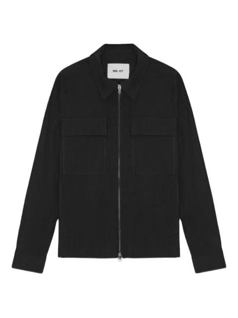 Alban zip-front overshirt by NN07