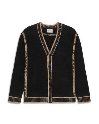 August Relaxed Fit Contrast Trim Cardigan by NN07