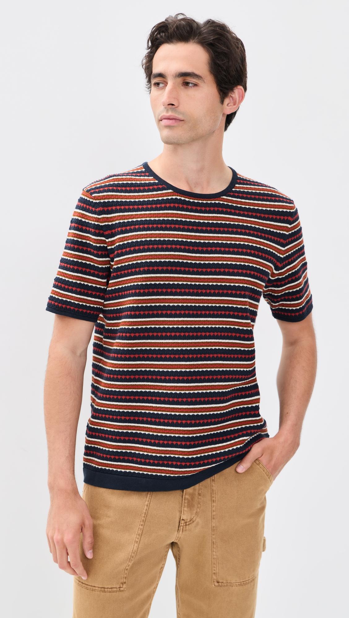 Bari Striped Knit Tee by NN07