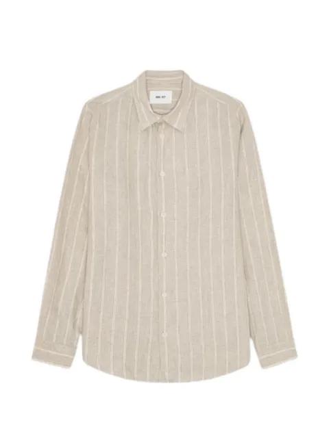 Enzo striped long-sleeve shirt by NN07
