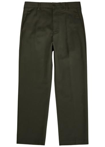 Ivan straight-leg cotton-blend trousers by NN07