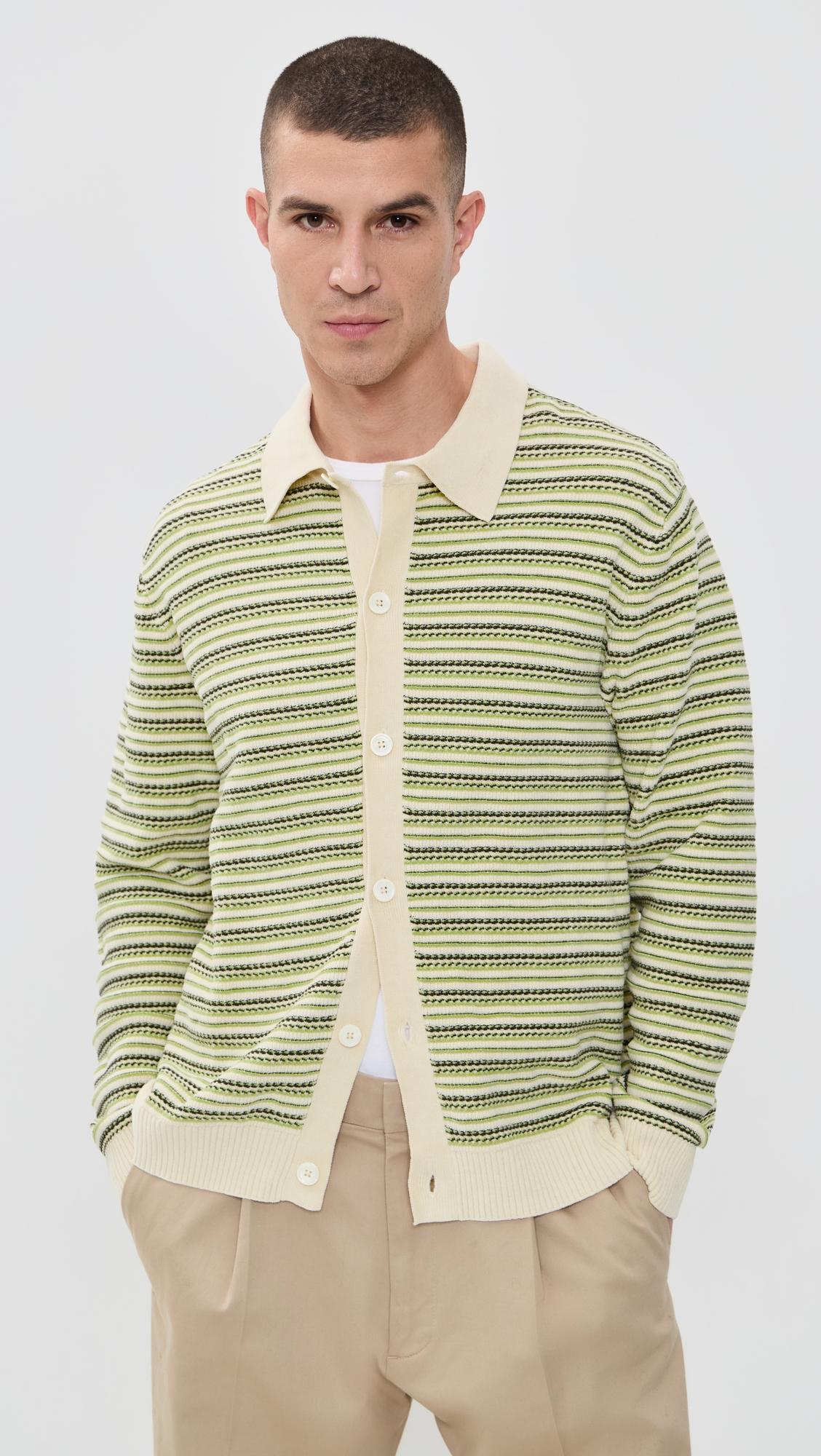Jackie Button Polo Sweater by NN07