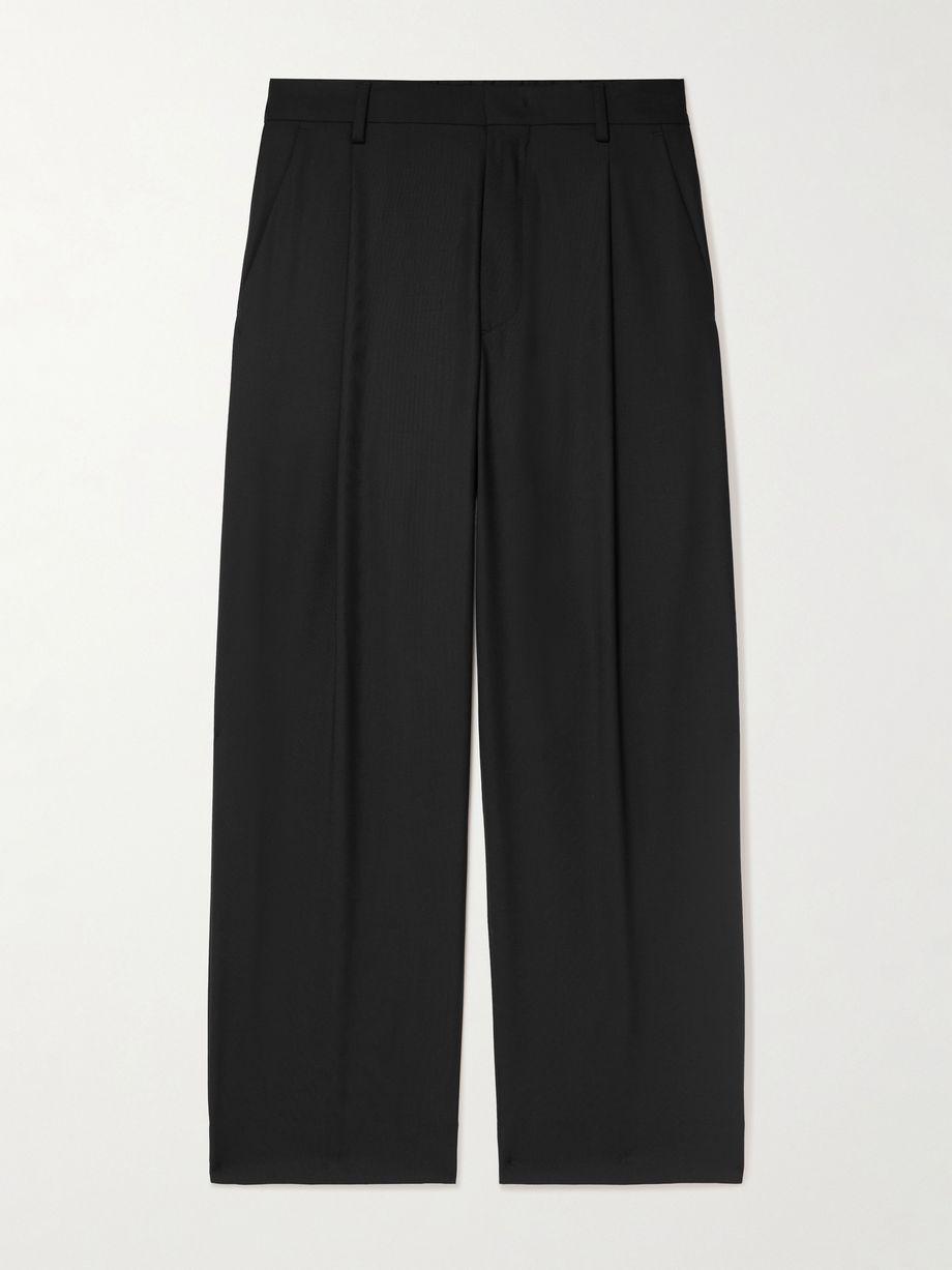Kay 1088 Straight-Leg Pleated Recycled Woven Trousers by NN07