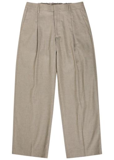 Kay pleated straight-leg woven trousers by NN07 Kay pleated straight-leg woven trousers by NN07