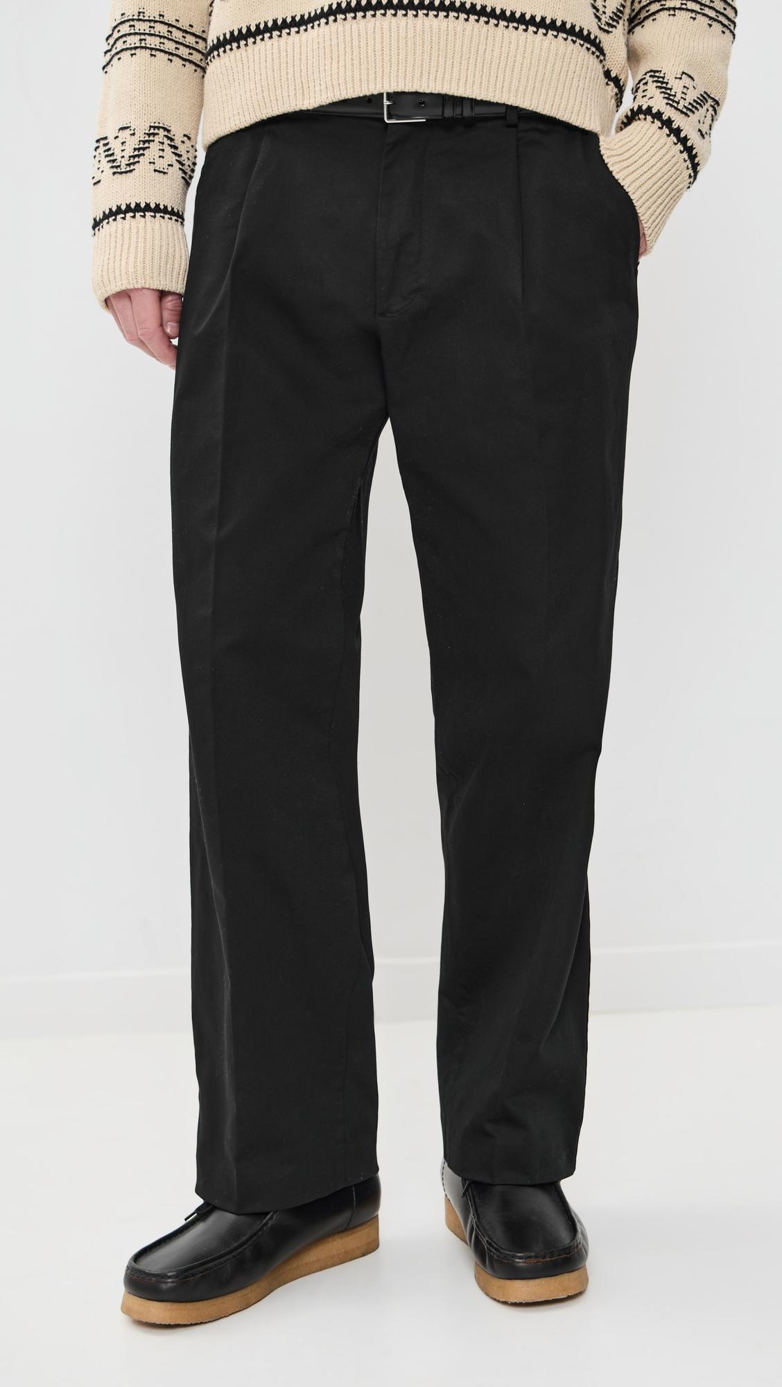 Kaye Cotton Relaxed Pleated Trousers 32" by NN07
