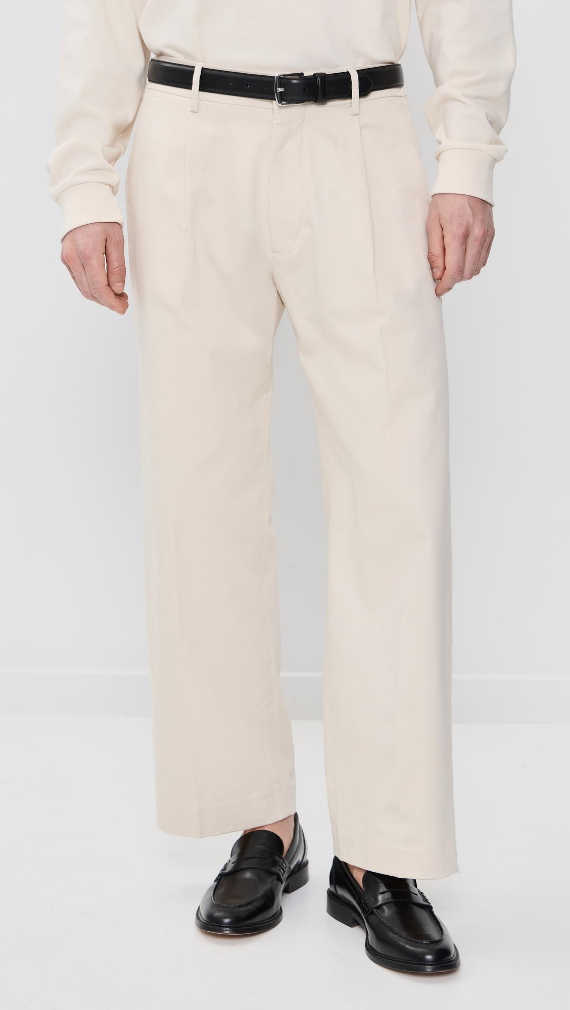 Kaye Cotton Relaxed Pleated Trousers by NN07