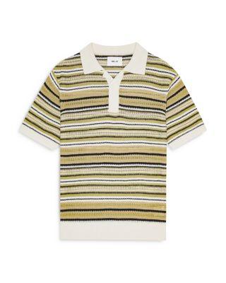 Noam Knitted Striped Polo by NN07