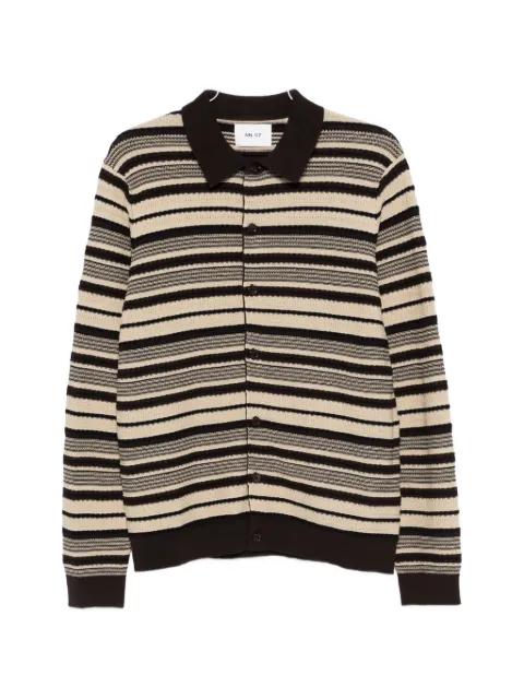 Nolan LS Polo 60016 striped-detail cardigan by NN07