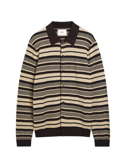 Nolan striped button-up cardigan by NN07