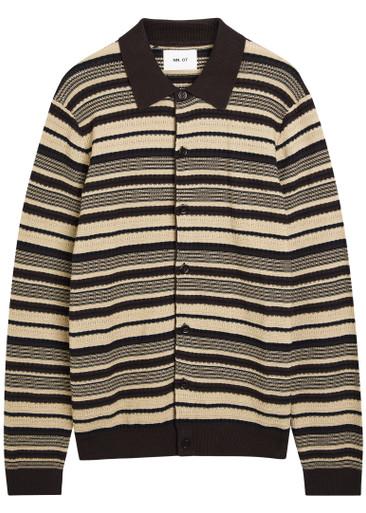 Nolan striped cotton polo shirt by NN07