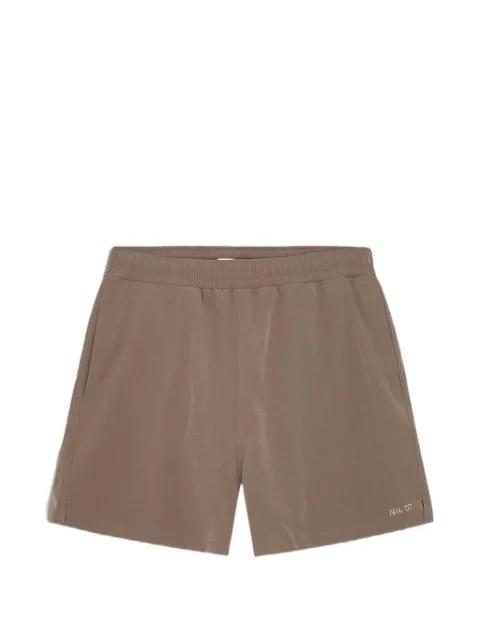 elasticated embroidery shorts by NN07