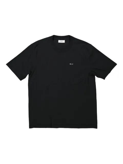 logo-embroidered T-shirt by NN07