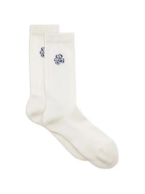 tENNIS logo-embroidered ribbed socks by NN07