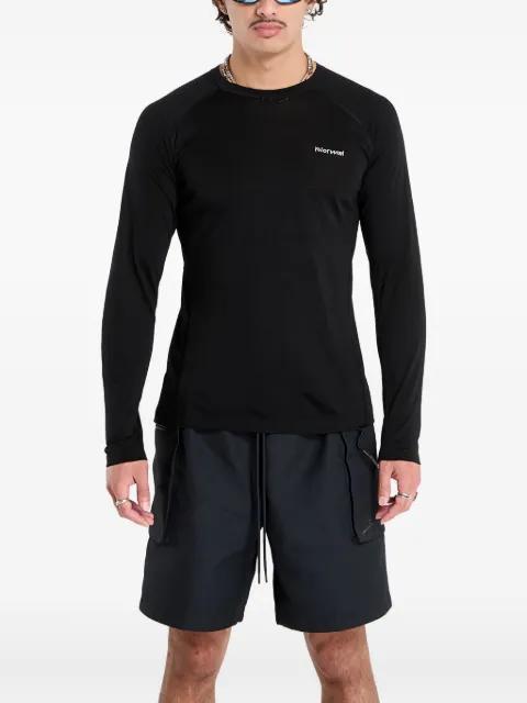 long-sleeve crew-neck T-shirt by NNORMAL