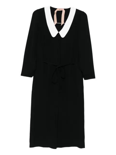 Peter-Pan collar dress by NO.21