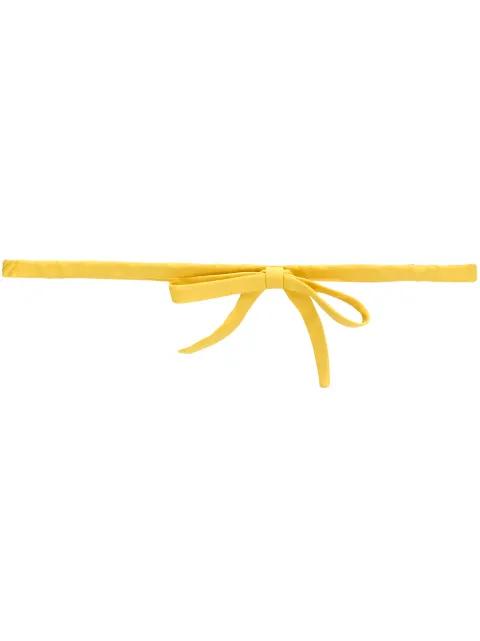 bow detail belt by NO.21