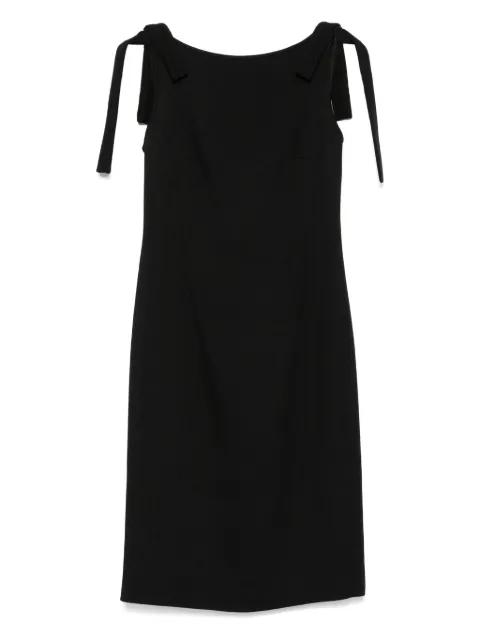 bow-detail midi dress by NO.21