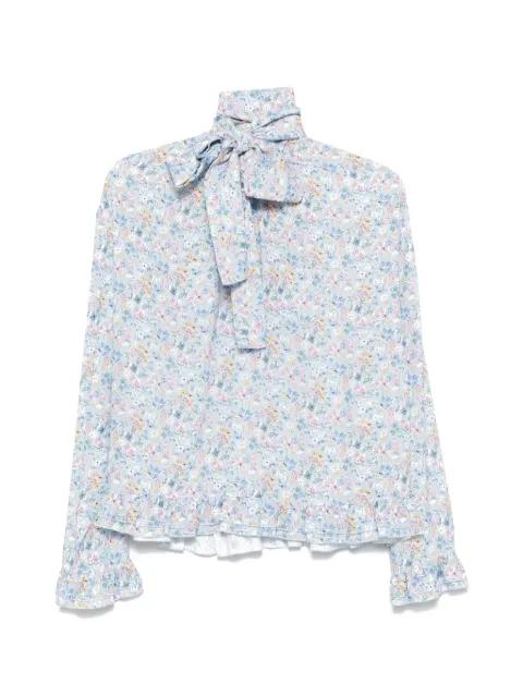 bow floral blouse by NO.21